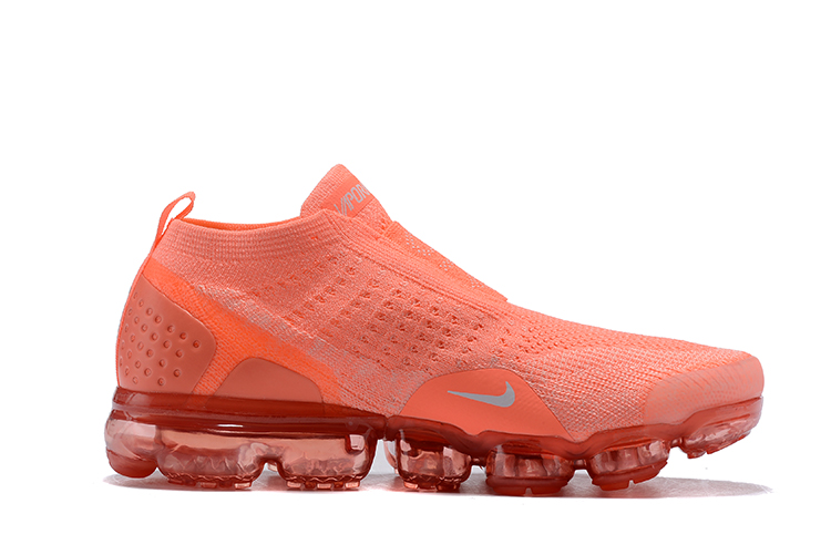 Women Nike Air VaporMax FK Moc Orange Shoes - Click Image to Close